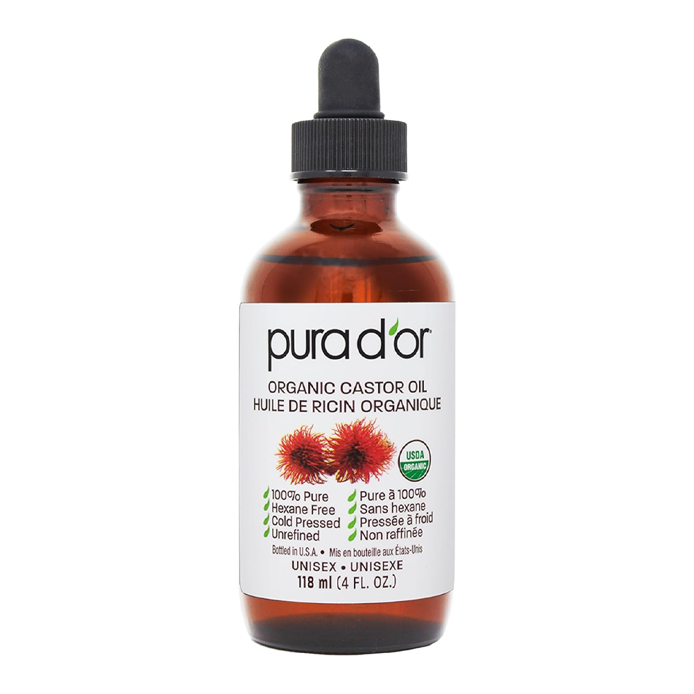 103436_1746707024_254da5089b6bfc37e2bc85bb3d6784af بيورا دور زيت الخروع العضوي - 118 مل - الصورة 1