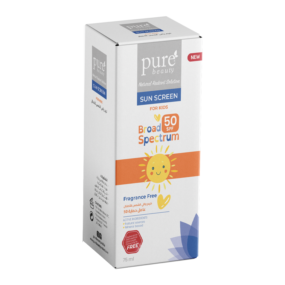 10806892_1730787679_de0c6893a9eb5e728b63ec3f5fb8ee3e بيور بيوتي كريم واقي الشمس للأطفال بعامل حماية 50 - 75 مل - الصورة 1