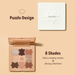 ⁦باليت ظل العيون جازي جيجسو من شيجلام⁩ - الصورة ⁦2⁩