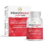 إن إتش إس برافو ماكس حديد + فيتامينات متعددة مع اللاكتوفيرين - 30 قرص قابل للمضغ