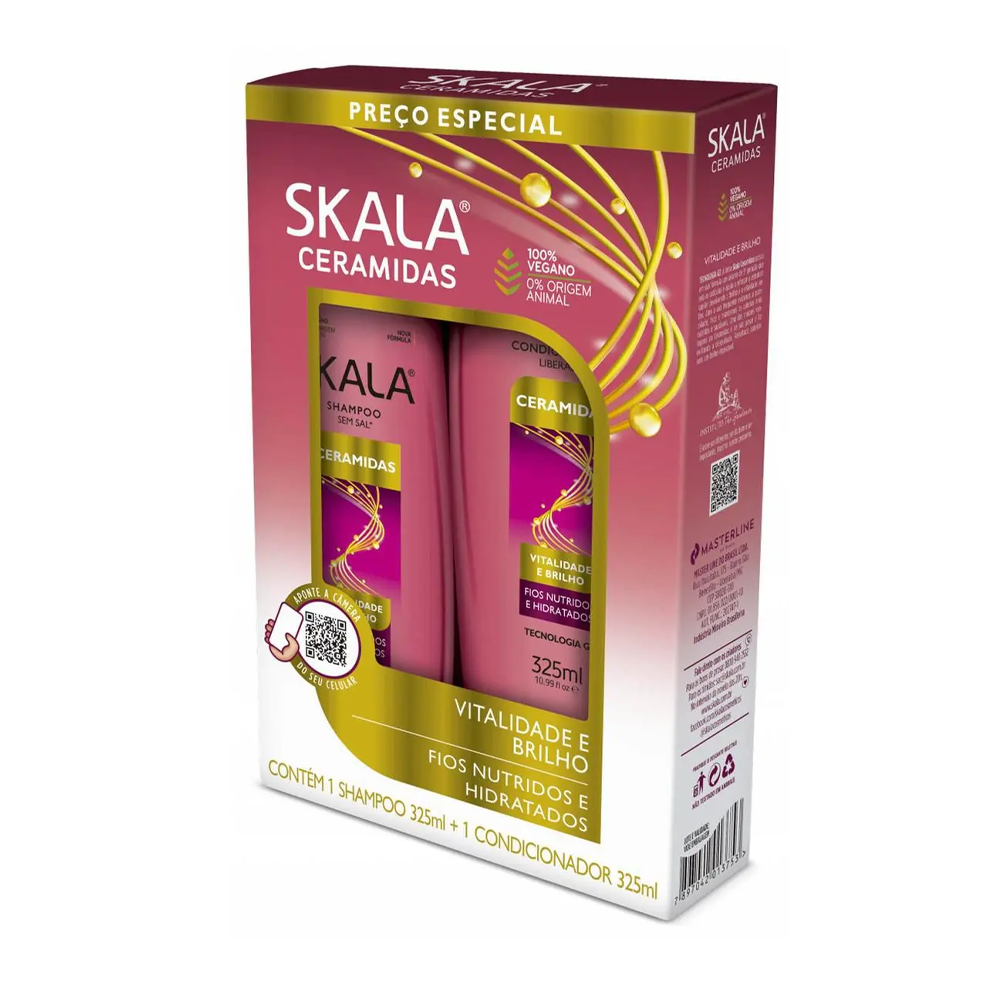 11426232_1751452415_bae89f5cdac8bdd7c05dd010b3027483 سكالا مجموعة شامبو وبلسم سيراميد بلس - 325 مل - الصورة 1