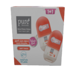 ⁦مزيل عرق رول سوفت توتش لتفتيح البشرة وشدها بسيروم Q10 من بيور بيوتي - حبتين⁩ - الصورة ⁦3⁩