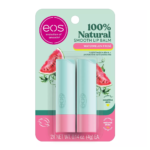 إي أو إس مرطب الشفاه العضوي الطبيعي 100% بزبدة الشيا بنكهة البطيخ المثلج - قطعتين