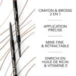 ⁦برجوا قلم تحديد الحواجب برو ريفيل ميكرو⁩ - الصورة ⁦2⁩