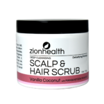 زيون هيلث مقشر للشعر وفروة الرأس للتنظيف العميق بالفانيليا وجوز الهند - 113جم