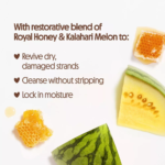 ⁦نوت يور ماذرز‏ شامبو الإصلاح والتغذية بالعسل الملكي والبطيخ الصحراوي - 450 مل⁩ - الصورة ⁦4⁩