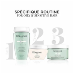 ⁦مجموعة ديفالان للعناية بالشعر الحساس والدهني من كيراستاس⁩ - الصورة ⁦2⁩