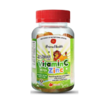 برايم هيلث مكمل غذائي حلوى مضغ زنك و فيتامين سي للأطفال - 90 قطعة