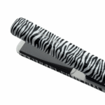 ⁦جوسي ايبر مكواة تصفيف الشعر سيراميك فلات - 1.25 انش - أبيض وأسود⁩ - الصورة ⁦3⁩