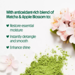 ⁦نوت يور ماذرز‏ بلسم مغذي للشعر شاي الماتشا الأخضر وزهرة التفاح البري - 450 مل⁩ - الصورة ⁦2⁩
