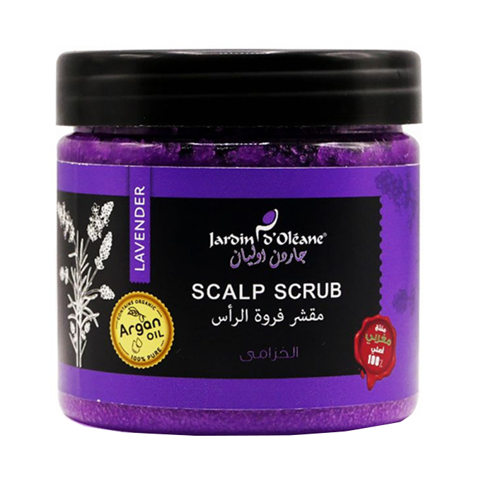 1675934925_21747_56944665_JardinDOleaneScalpScrubWithLavnder-250g جاردن اوليان مقشر فروة الرأس بالخزامى - 250ج - الصورة 1