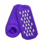 ⁦جوارب جل لترطيب القدمين من سبا سيستم - بنفسجي⁩ - الصورة ⁦2⁩