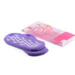 ⁦جوارب جل لترطيب القدمين من سبا سيستم - بنفسجي⁩ - الصورة ⁦3⁩