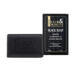 ⁦صابونة التنعيم والتنظيف العميق السوداء من فير اند وايت – 200ج⁩ - الصورة ⁦2⁩