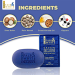 ⁦صابون تقشير وتفتيح الجسم مع بذرة المشمش من فير اند وايت - 200 جم⁩ - الصورة ⁦2⁩