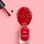 ⁦طلاء اظافر مسامي من كاتيا - احمر 4⁩ - الصورة ⁦2⁩