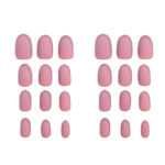 ⁦اظافر لصق ذاتي جل شكل بيضاوي من كاتيا - زهري مطفي 7⁩ - الصورة ⁦2⁩