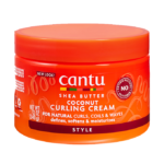 ⁦كريم تجعيد الشعر بزبدة الشيا وجوز الهند من كانتو - 340 غ⁩ - الصورة ⁦2⁩