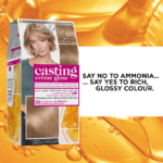 ⁦صبغة شعر كاستنغ كريم قلوس من لوريال باريس - 810 أشقر رمادي⁩ - الصورة ⁦3⁩