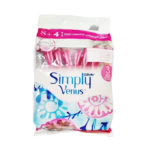 أداة حلاقة سمبلي فينوس 3شفرات من جيليت - 12قطعة