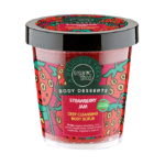 مقشر للجسم للتنظيف العميق بمربى الفراولة من اورجانيك شوب - 450 مل