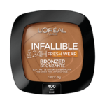 بودرة تسمير برونزر انفاليبل بتغطية 24 ساعة من لوريال باريس - 400 تان