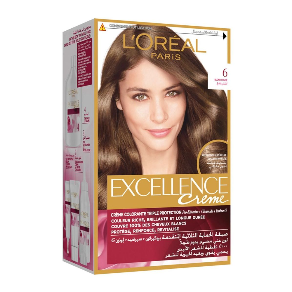1690354741_8837_34172145_8837 لوريال باريس إكسلنس كريم - اشقر غامق - 06 اشقر غامق - الصورة 1