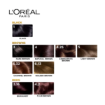 ⁦صبغة شعر اكسيلنس كريم من لوريال باريس - أسود⁩ - الصورة ⁦2⁩