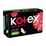 ⁦فوط صحية ماكسي كومفرت & كلين كبيرة بالأجنحة من كوتكس - 50 قطعة⁩ - الصورة ⁦4⁩