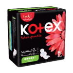 ⁦فوط صحية ماكسي كومفرت & كلين كبيرة بالأجنحة من كوتكس- 30 قطعة⁩ - الصورة ⁦4⁩