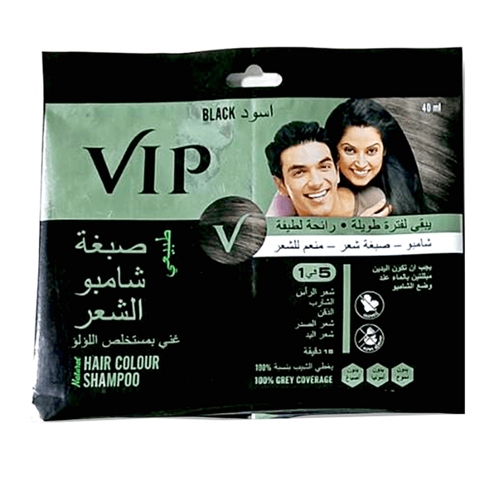 1696760218_20362_43209619_8908011235591 شامبو وصبغة طبيعية للشعر بخلاصة اللؤلؤ من في اي بي - أسود - 40مل - الصورة 1