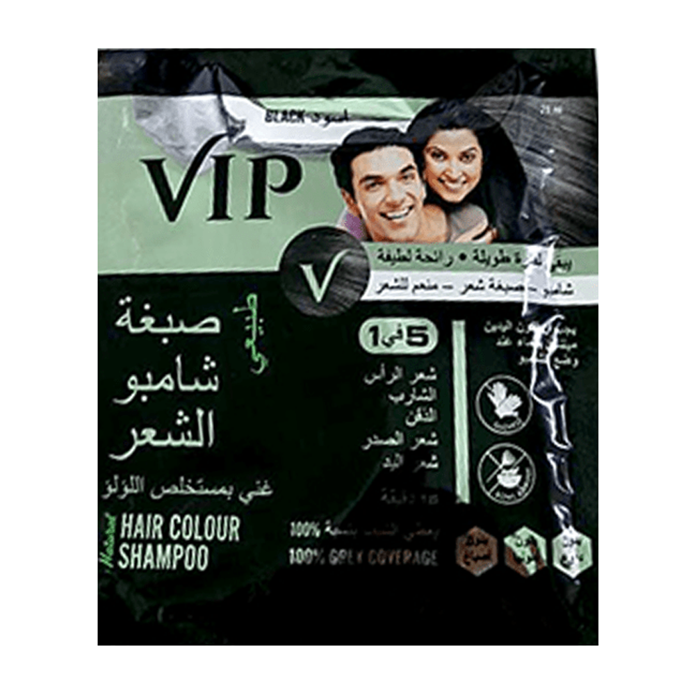 1696760508_20363_57567665_8908011235546 شامبو و صبغة طبيعية للشعر غني بخلاصه اللؤلؤ من في اي بي - أسود - 20 مل - الصورة 1