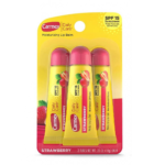 مرطب شفاه طبي بالفراولة من كارميكس - 3 قطع