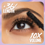 ⁦ميبلين ذا فولسيس سوريل اكستنشنز ماسكرا - أسود داكن⁩ - الصورة ⁦3⁩