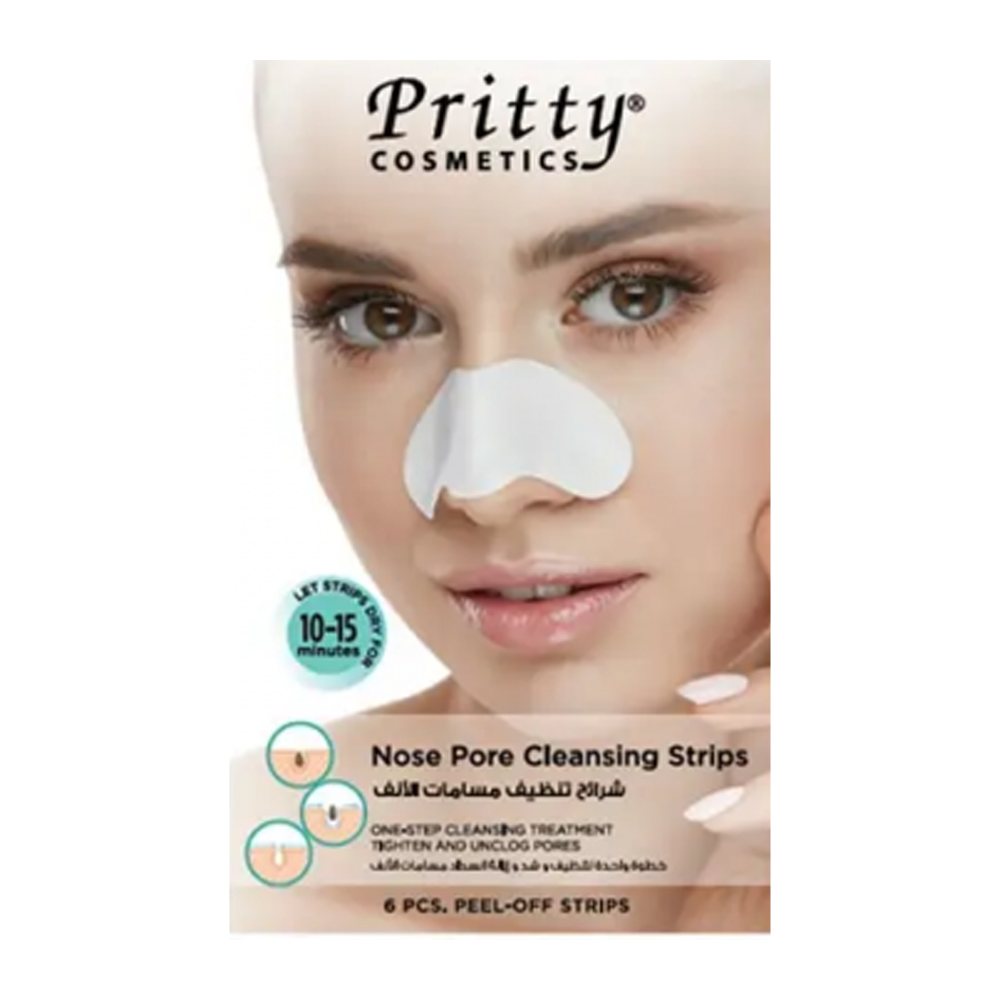 1699778628_21144_87154521_6291100277711 شرائح تنظيف مسامات الأنف من بريتي - 6 شرائح - الصورة 1