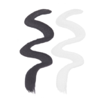 ⁦قلم كحل سائل ووتر اكتيفيتد من ريلوف - أسود و أبيض⁩ - الصورة ⁦3⁩