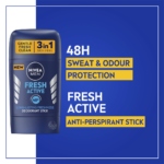 ⁦مزيل عرق ستيك فريش اكتيف للرجال من نيفيا - 50مل⁩ - الصورة ⁦2⁩