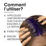 ⁦شامبو سيلفر للشعر الرمادي أو الأبيض أو الأشقر الفاتح من لوريال بروفيشنال - 300مل⁩ - الصورة ⁦2⁩