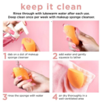 ⁦اسفنجة مكياج ميركل من ريل تكنيك - قطعتان⁩ - الصورة ⁦5⁩