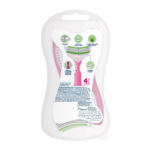 ⁦شفرات حلاقة اكستريم 3 للبشرة الحساسة من شيك - 4 شفرات⁩ - الصورة ⁦3⁩