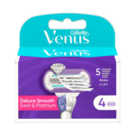 شفرات حلاقة سويرل فلكسبل من جيليت فينوس للنساء - 4 قطع