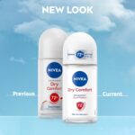 ⁦مزيل العرق رول اون دراي كمفورت من نيفيا - 50مل⁩ - الصورة ⁦2⁩