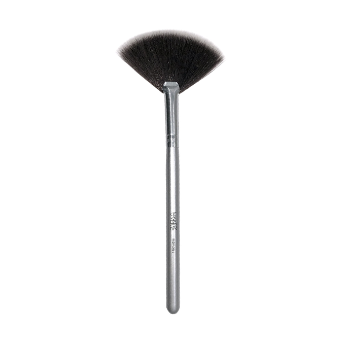 19188299_MakeOver22HighlighterandBlusherBrush-SilverBrown-MBR001 ميك اوفر22 فرشاة توزيع الإضاءة واحمر الخدود - MBR001 - الصورة 1