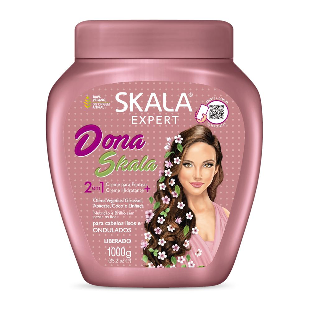 20387347_1722424829_42c6a3112316a5d37918599cb3c0bde2 كريم معالج للشعر إكسبرت دونا سكالا 2 في 1 من سكالا - 1000جم - الصورة 1