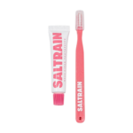 ⁦سالترين مجموعة السفر معجون مع فرشاة روز سيترون انتعاش يدوم طويلا - 30جرام⁩ - الصورة ⁦2⁩