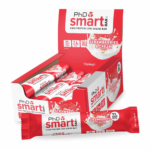 بي اتش دي سمارت بار البروتين بنكهة بنكهة الفراولة مع الكريمة - 64 جم*12قطعة