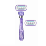 ⁦أداة حلاقه فينوس 5 ديلوكس سموت سويرل +2 شفرة غيار من جيليت⁩ - الصورة ⁦2⁩