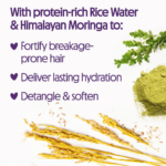 ⁦نوت يور ماذرز‏ شامبو ماء الأرز و الهيمالايا المورينجا - 450 مل⁩ - الصورة ⁦3⁩