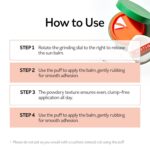 ⁦بيستلو كريم بودري سيفريسيب لحماية البشرة من الشمس - 18 جم⁩ - الصورة ⁦2⁩