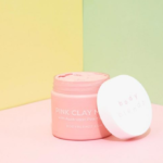 ⁦قناع الطين الوردي للصدر والوجه من بودي بلندز - 75جرام⁩ - الصورة ⁦2⁩